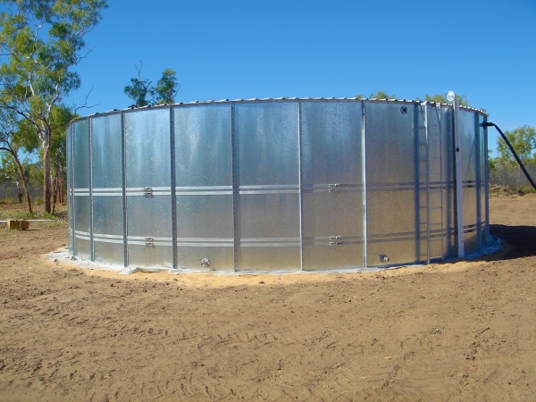 galvanised steel southern cross liner tank